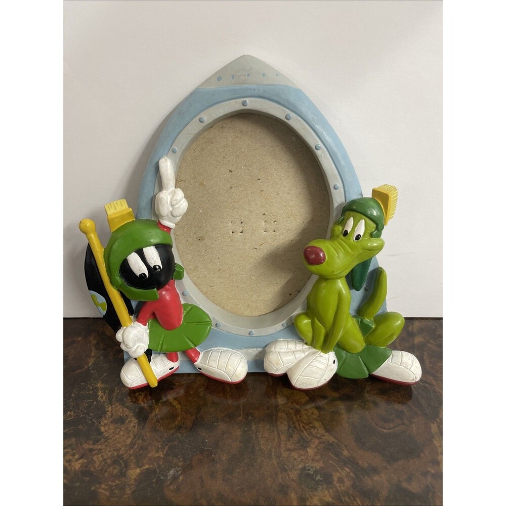 MARVIN THE MARTIAN & K-9 PICTURE FRAME--Warner Bros Looney Tunes 1995